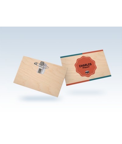 Badge bois - Made in France