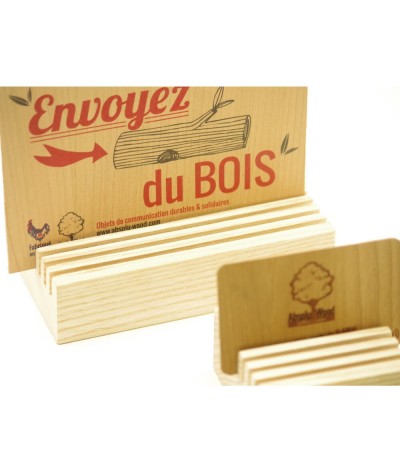 Support cartes bois - Made in France