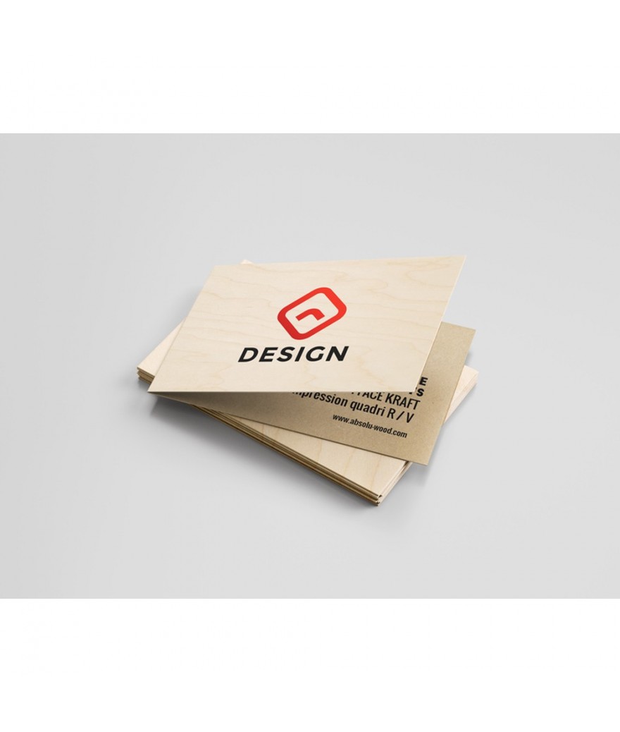 Carnet à spirale couverture bois - Made in France