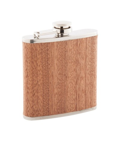 Flasque bois & acier 170 ml