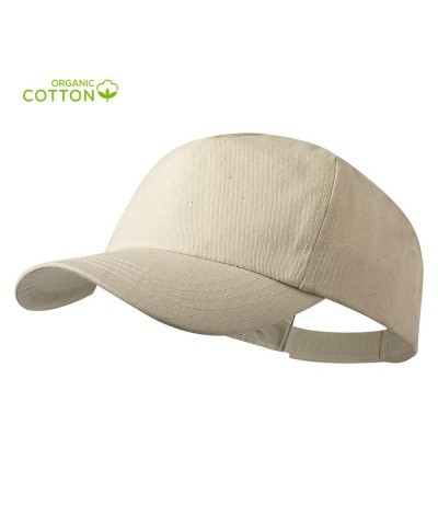Casquette coton bio  5 panneaux certifié GOTS