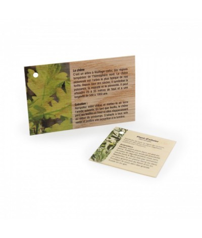 Carte bois - Made in France