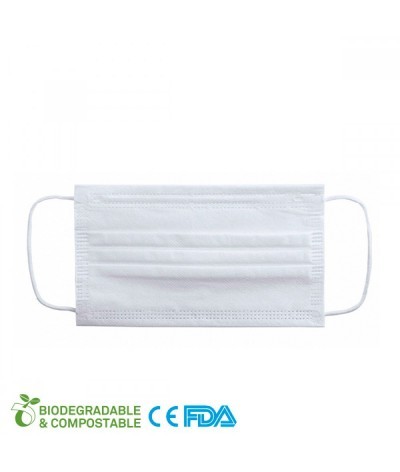 Masque chirurgical biodégradable et compostable