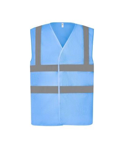 Gilet haute visibilité à maille ajourée recyclée