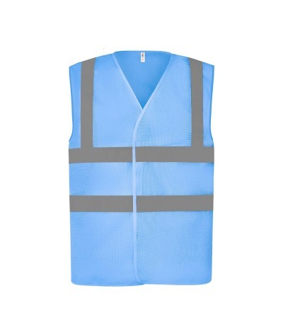 Gilet haute visibilité à maille ajourée recyclée