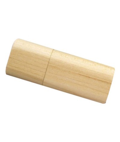Clé usb en bois naturel