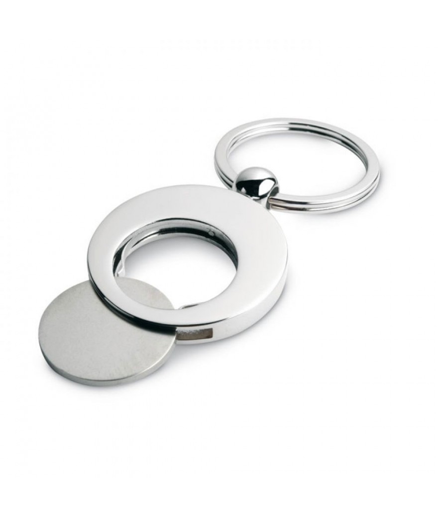 Porte-clés & jeton de chariot personnalisé