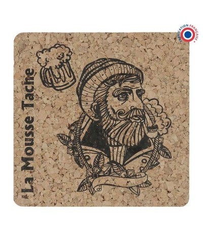 Sous-verre liège à votre forme - Made in France