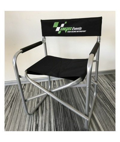 Fauteuil metteur en scène personnalisé aluminium - Made in Europe