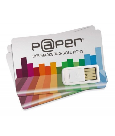 Carte usb en papier