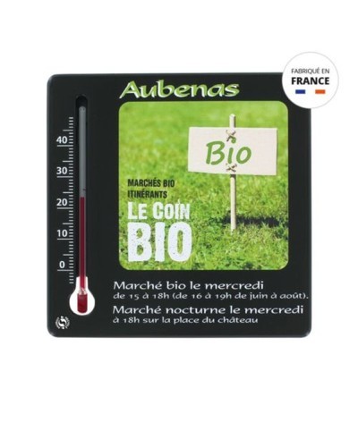 Thermomètre matière recyclée - Made in France