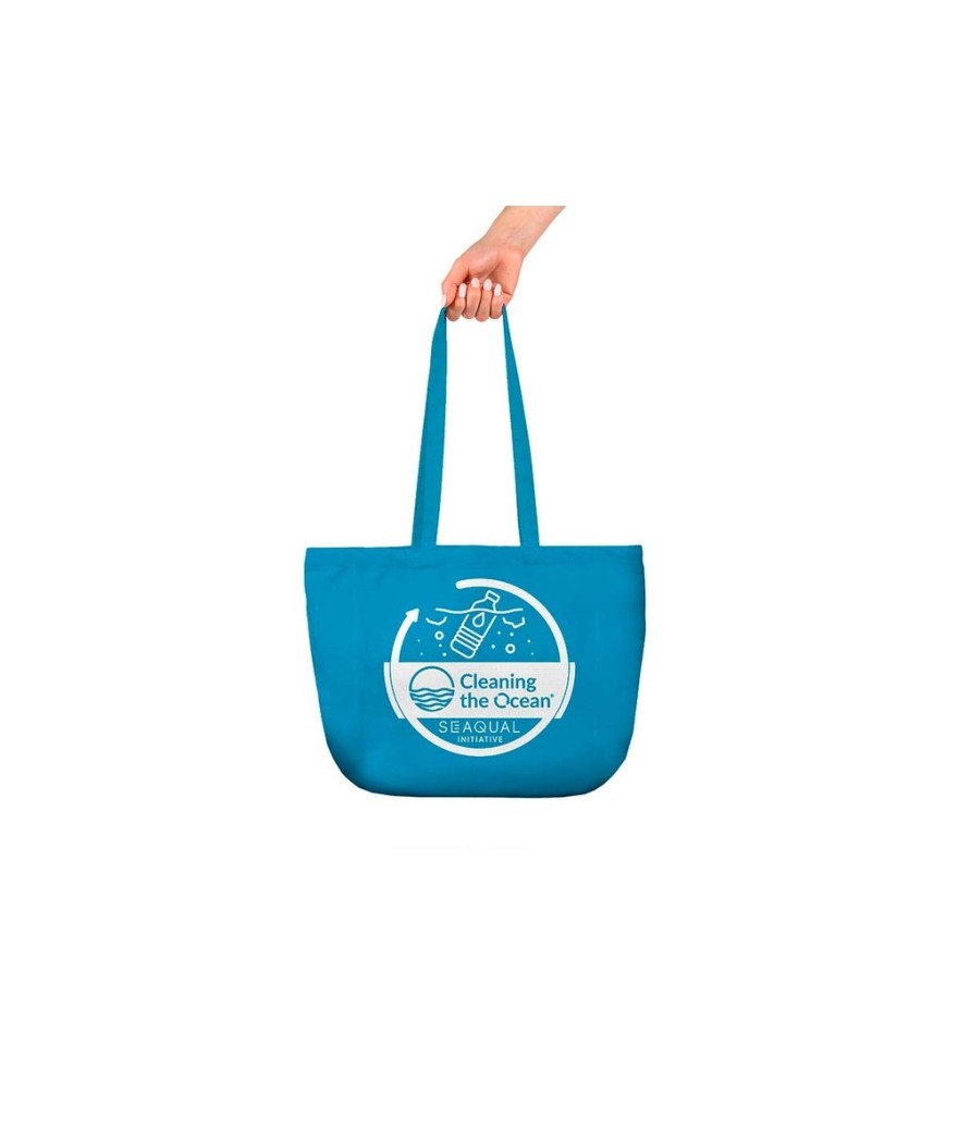 Sac de plage coton recyclé & SEAQUAL - Made in Europe