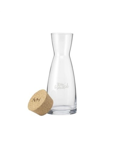 Carafe verre & liège 1000 ml - Made in Europe