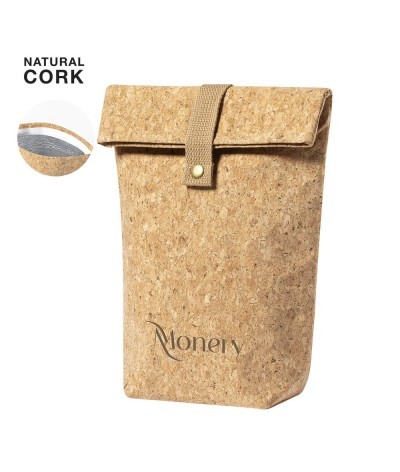 Sac isotherme liège naturel et aluminium.