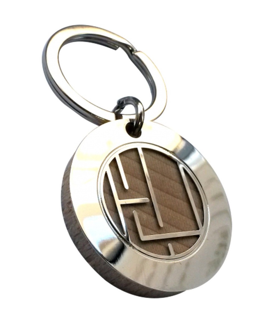 Porte-clés métal & bois