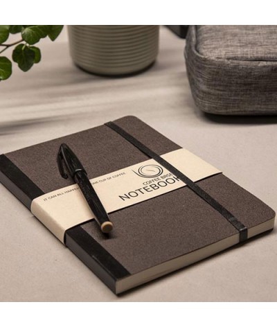 Carnet à base de marc de café