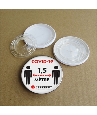 Badge biosourcé biodégradable