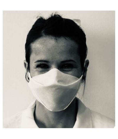 Masque uns 2 à base de fibres recyclées