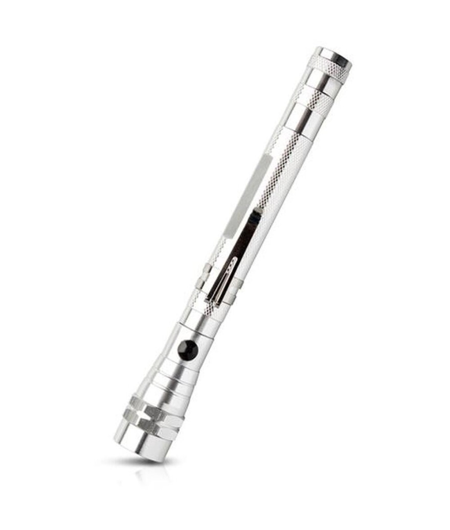 Interrupteur à Distance Extensible Pour Lampe De Poche – En Alliage D'aluminium, Longueur Réglable 38-61 Cm, Noir