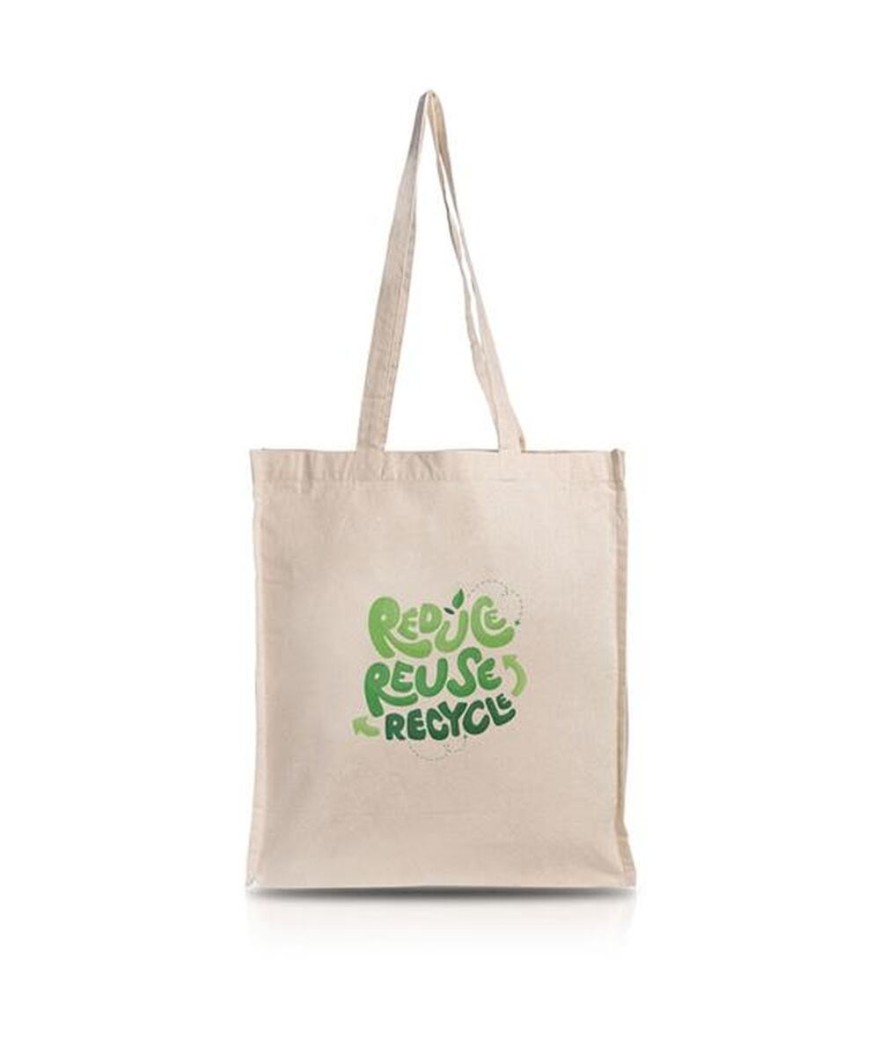 Sac en coton bilogique avec soufflet