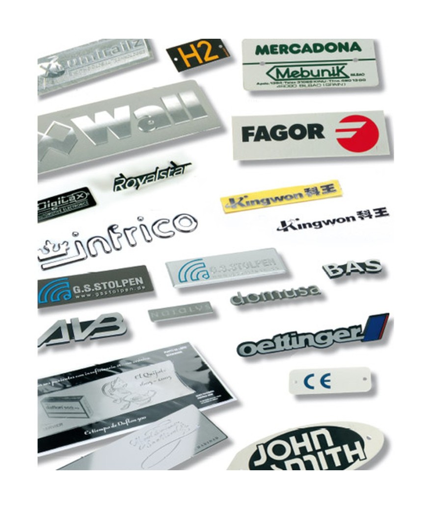 Plaque en métal personnalisée - Made in Europe