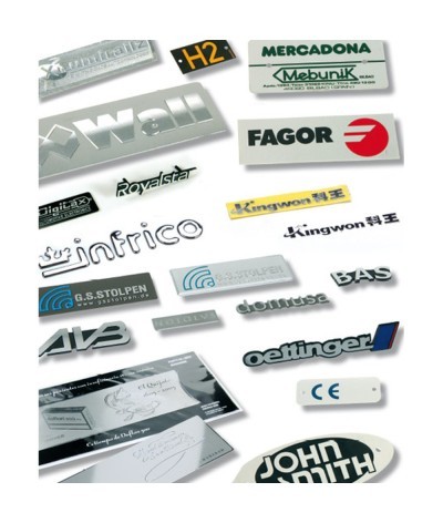 Plaque en métal personnalisée - Made in Europe