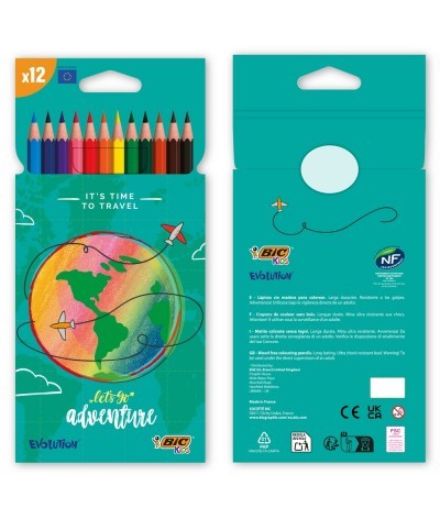Set de crayons de couleurs - Made in France