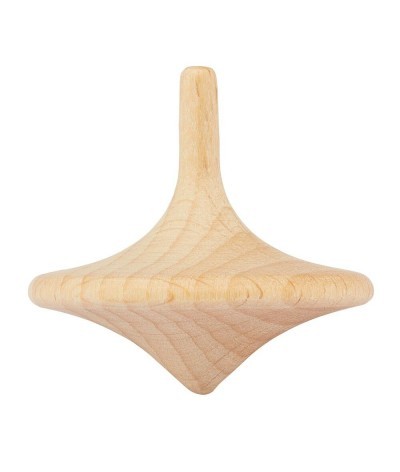 Toupie en bois naturel certifié