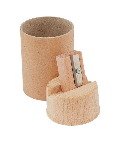 Taille crayons en carton et bois certifié durable