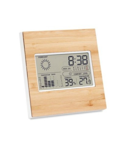 Station météo finition bambou