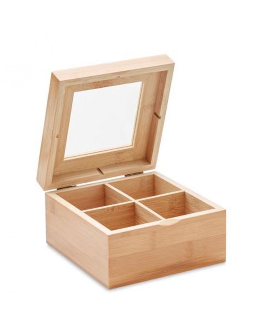 Boîte à thé en bambou