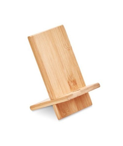 Support de téléphone en bambou