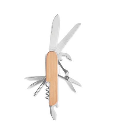 Couteau multifonction en bambou