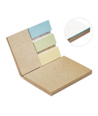 Bloc notes en papier herbe à planter après usage