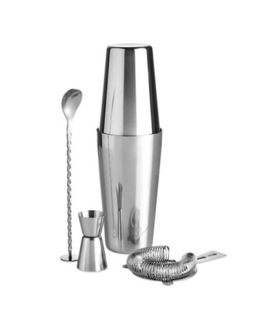 Set cocktail en acier inoxydable