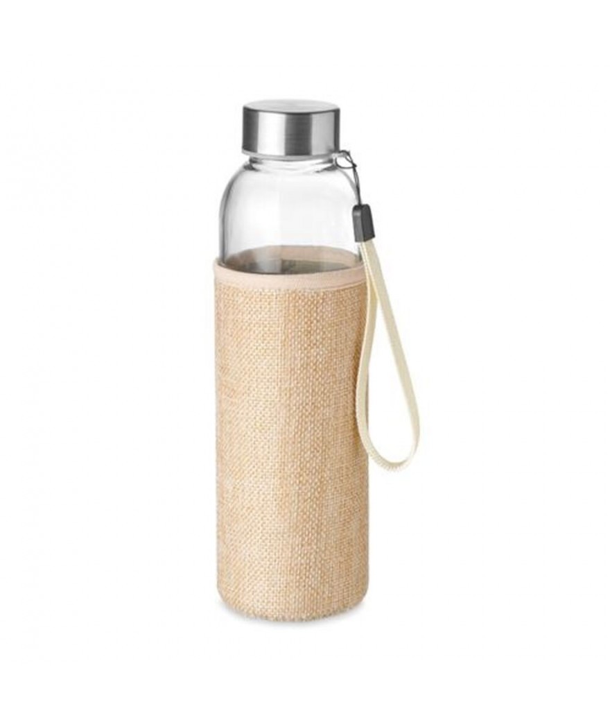 Bouteille verre & jute 500 ml