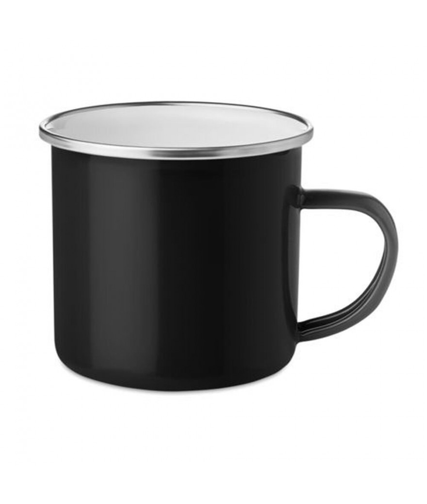 Mug 350 ml en métal avec émail