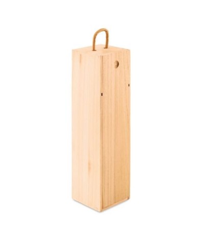 Coffret bouteille en bois