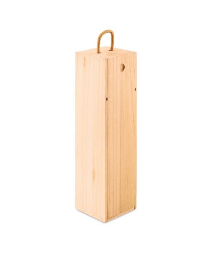 Coffret bouteille en bois