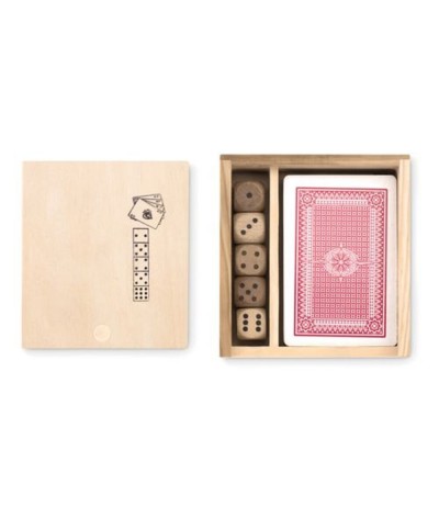 Cartes à jouer et 5 dés