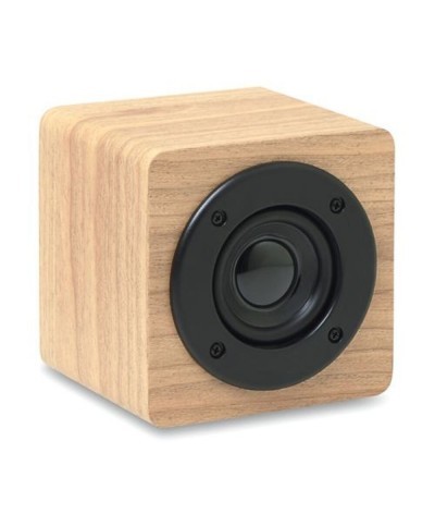 Enceinte sans fil 3w en bois