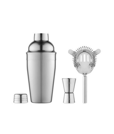 Set à cocktail de luxe en acier inoxydable