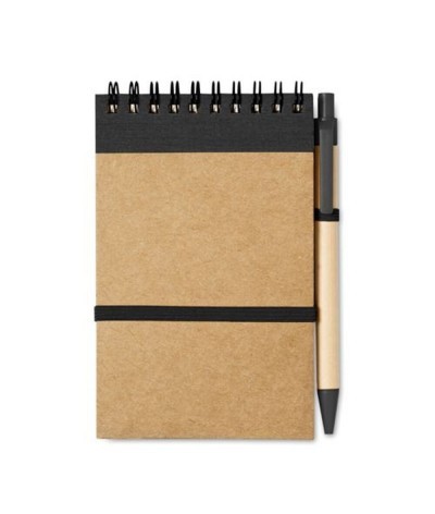 Bloc-notes & stylo bille recyclés