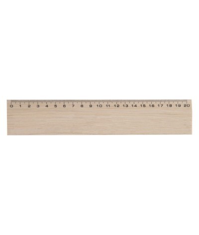 Règle 20 cm en bois de hêtre