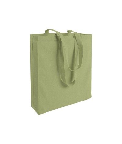 Sac shoppingavec soufflet en coton recyclé