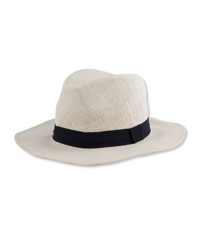 Chapeau en papier avec bande cousue