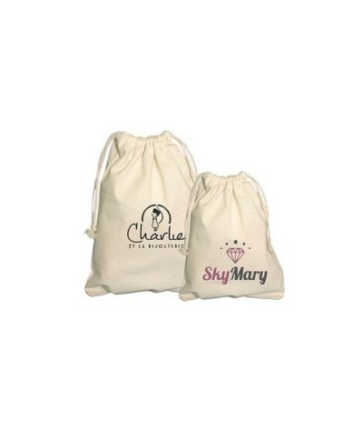 Pochon en coton biologique certifié gots