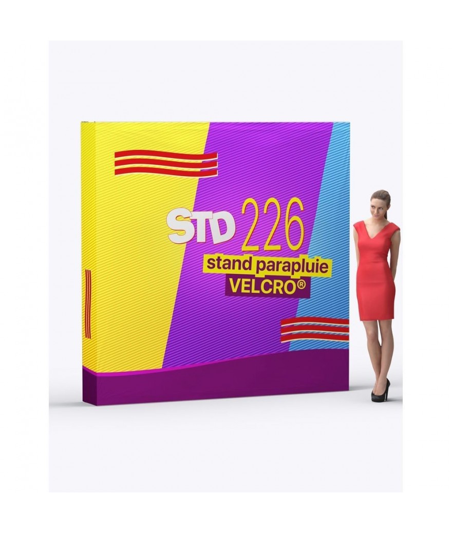Stand parapluie velcro 230 x 230 cm
