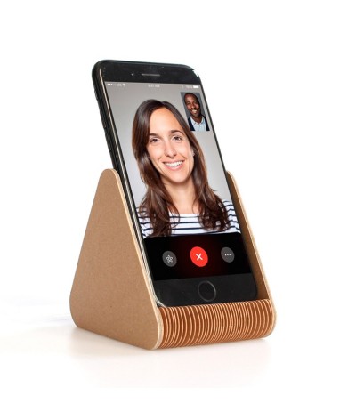 Support 2 en 1 smartphone et tablette en carton