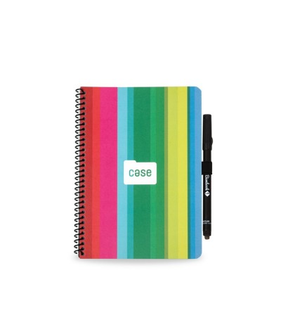Carnet bambou souple avec pages effaçables